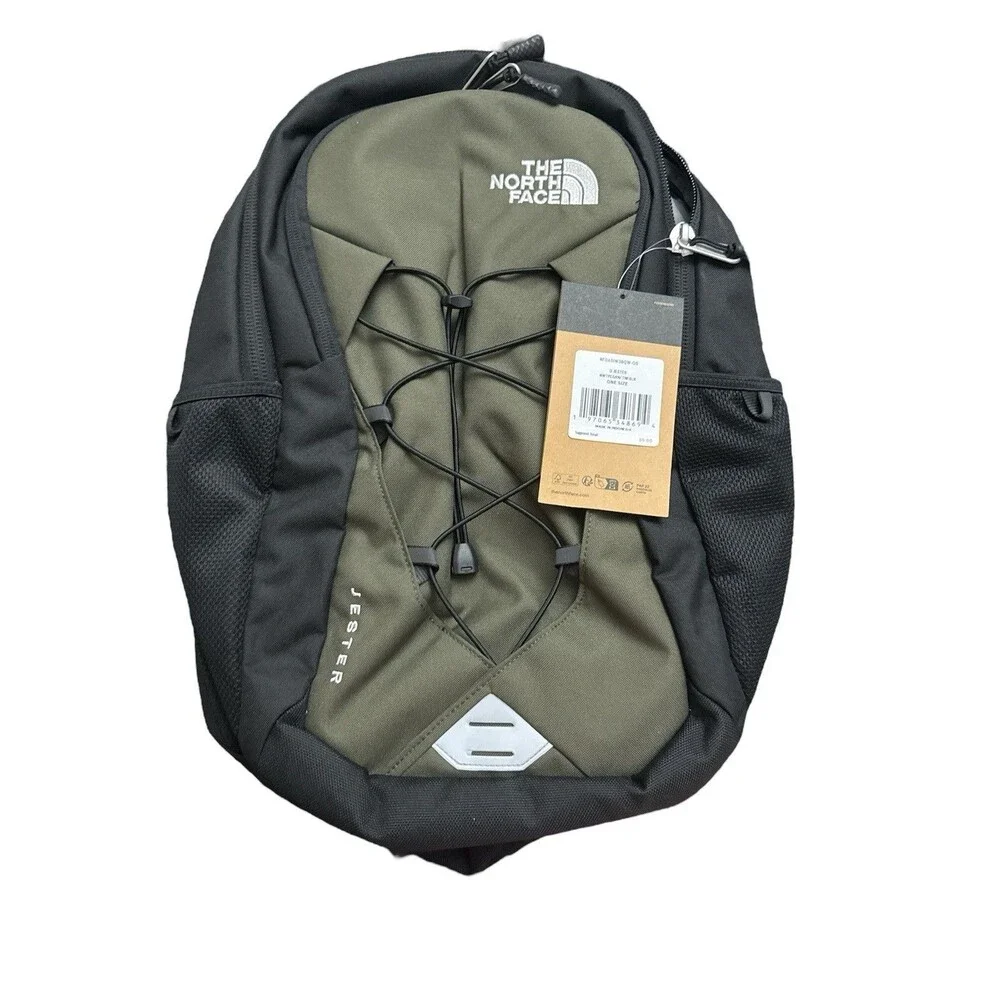 The North Face Unisex Jester Backpack New Taupe Green / TNF Black New